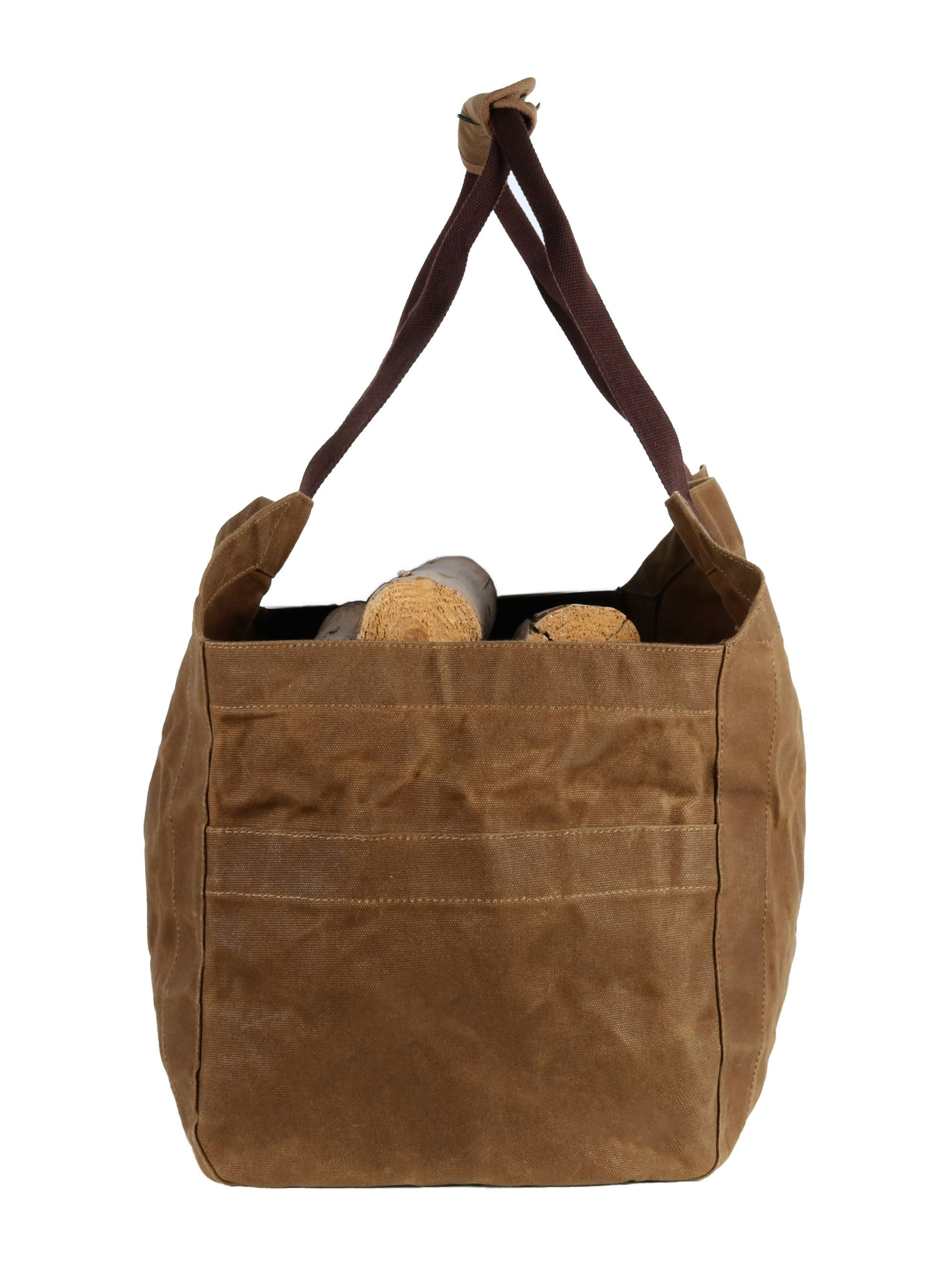 Firewood Bag Waxed Canvas