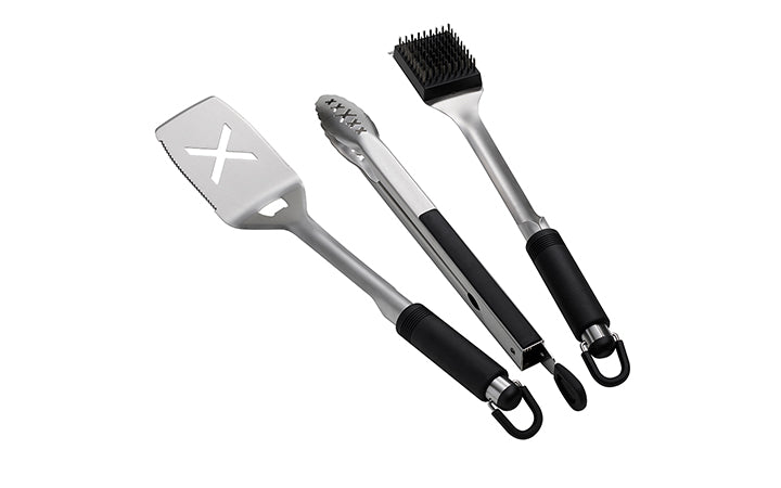 BBQ Tool Set—Tongs & Spatula & Cleaning Brush