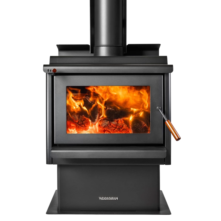 Woodsman Coleridge Pedestal Wood Fire
