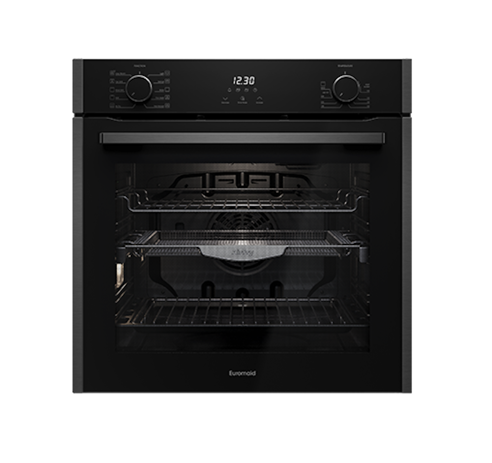 Euromaid 60cm 10F Oven Digital Air Fry Dark SS