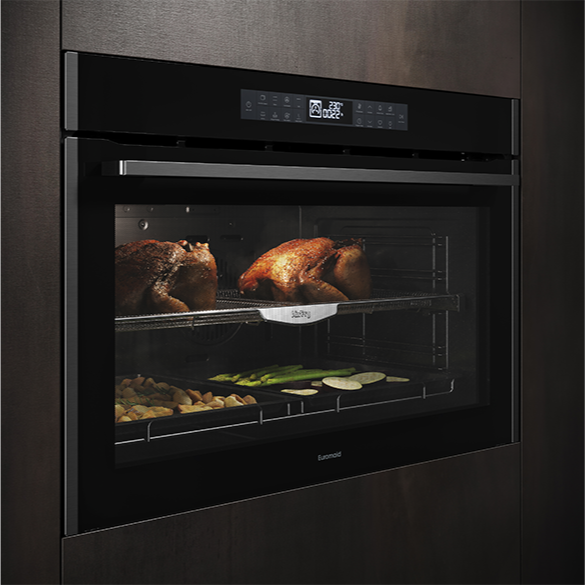 Euromaid 90cm 16F Oven Touch Air Fry Dark SS