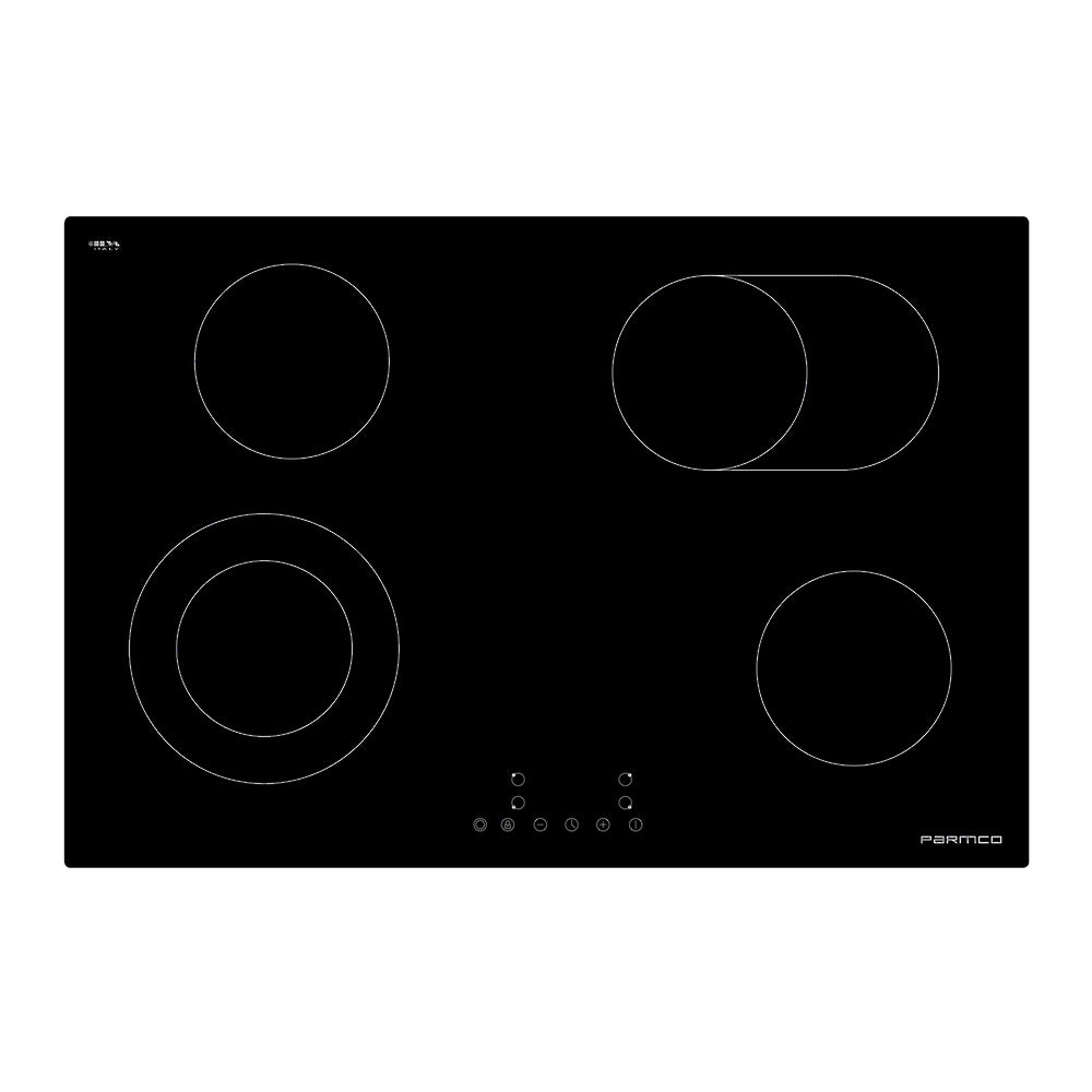 Parmco Cooktop Series 3 770mm Black Ceramic 4 Burner