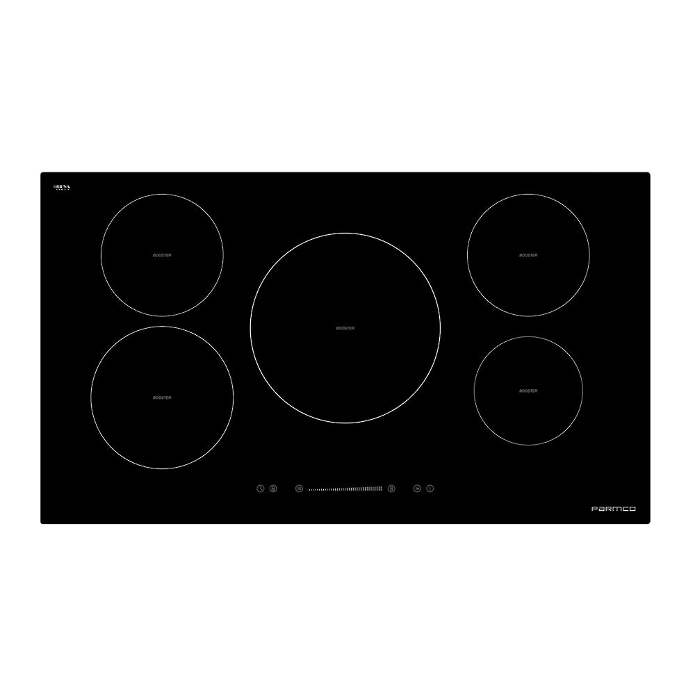 Parmco Cooktop Series 3 900mm Black Induction 5 Burner