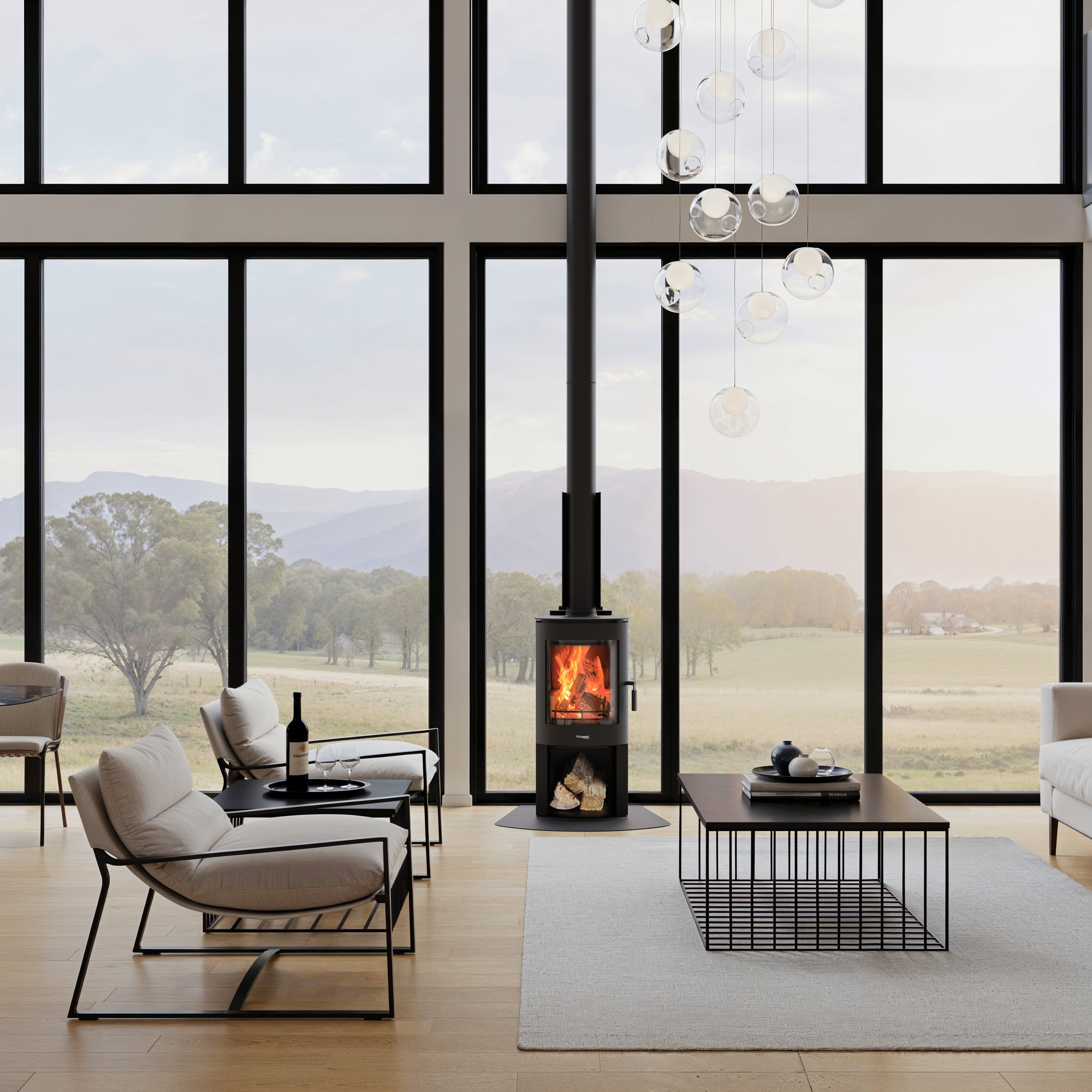 Masport Akaroa Mk II Wood Fire with Wood Stacker
