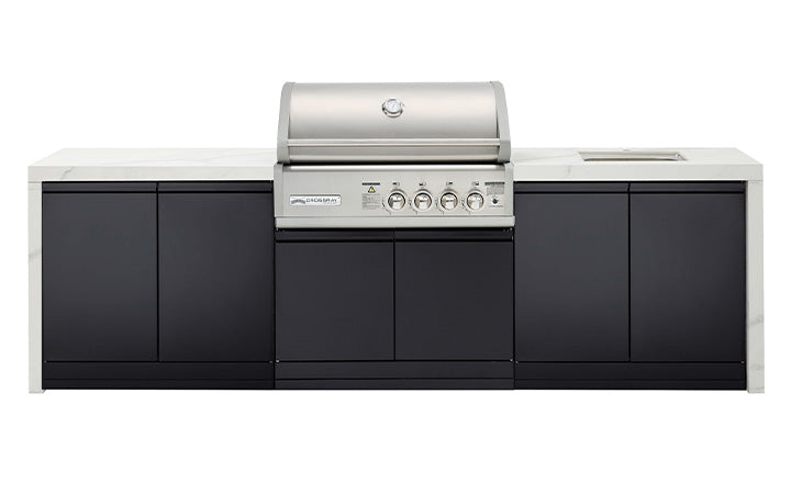 Crossray TC4KP-12 BBQ & Cabinet with Sink Outdoor Kitchen