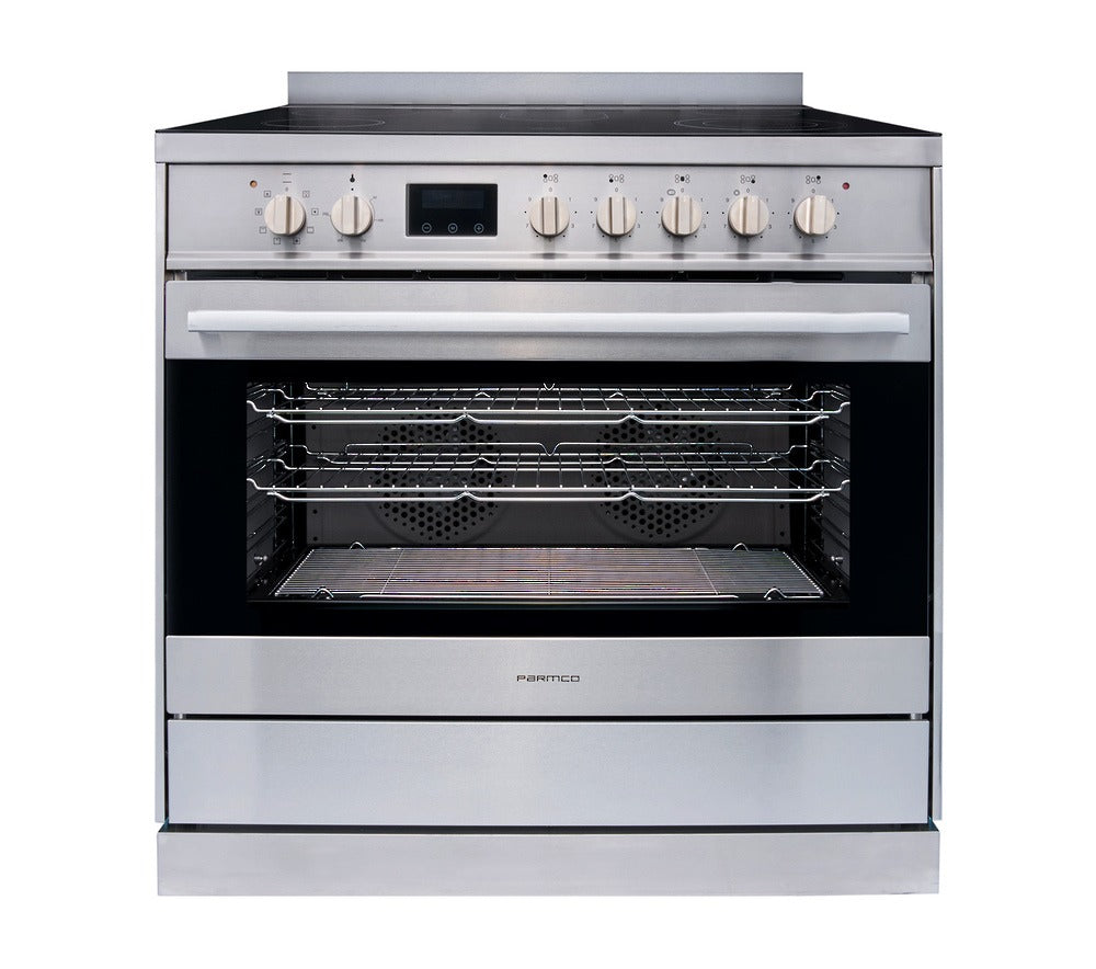 Parmco 900mm Freestanding Stainless Ceramic Stove FS900SC02