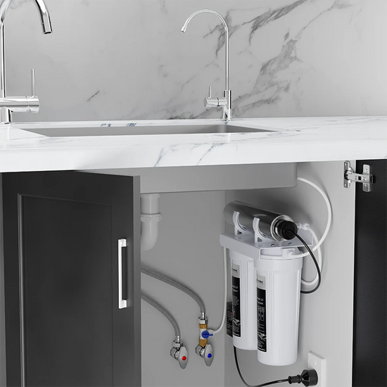 Puretec ESR2 Undersink UV and Twin Filter System with Faucet