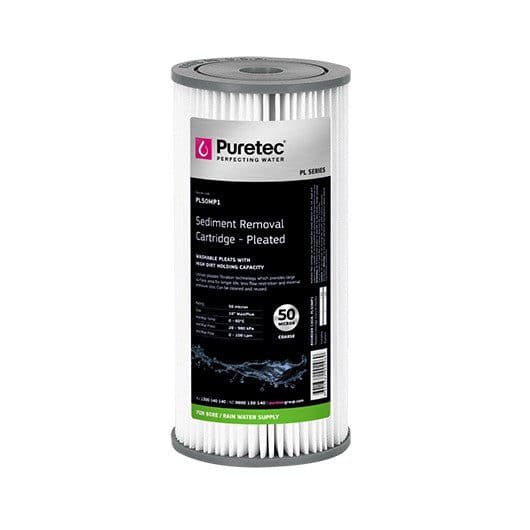 Puretec PL50MP1 Pleated Sediment Water Purification Cartridge