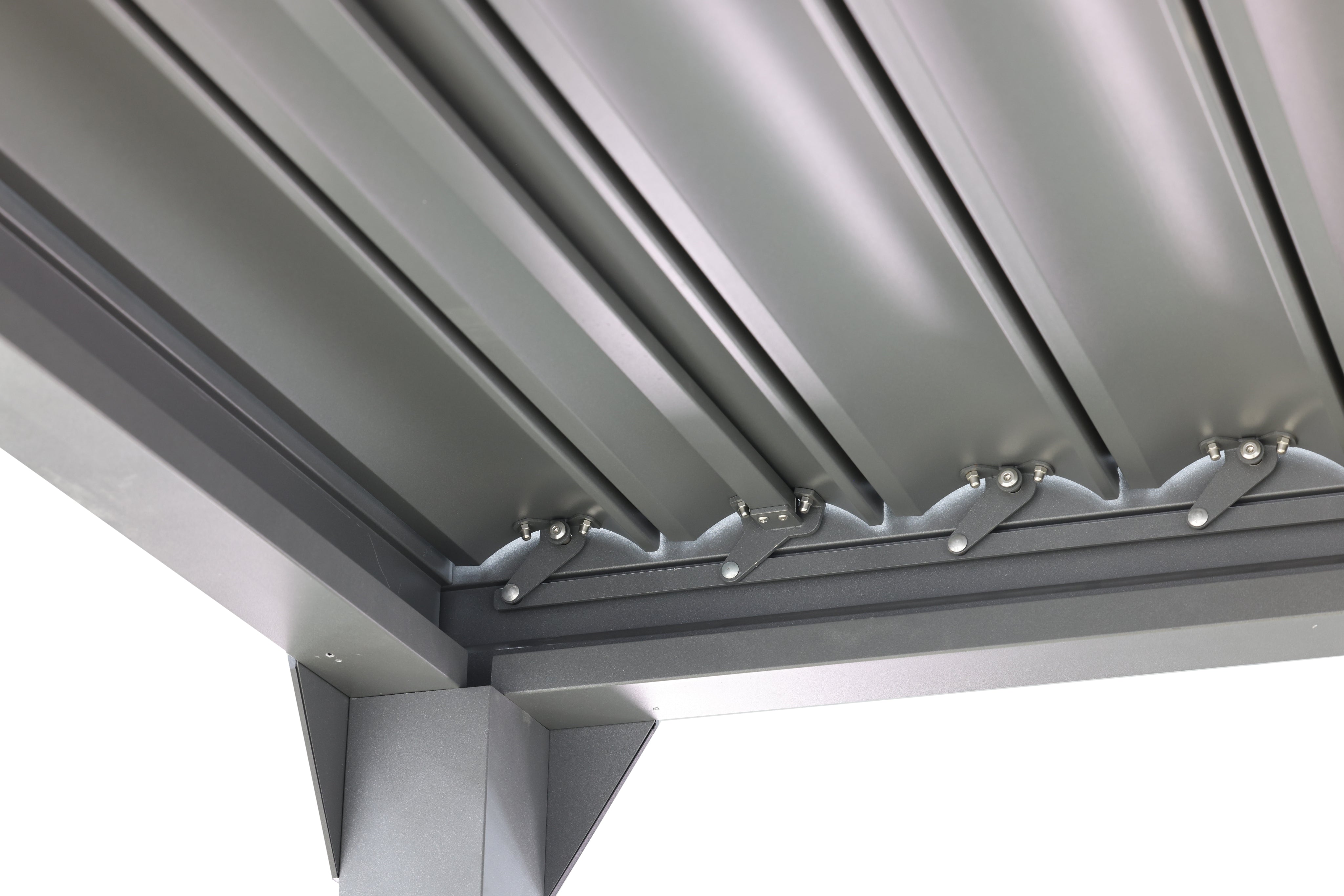 3x3m Sereno Outdoor Louvre Roof with modern architectural design for stylish all-weather patio, deck, and garden living