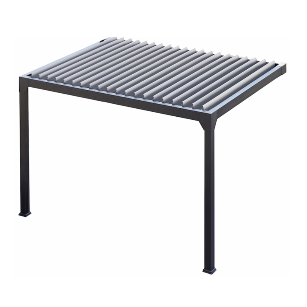 Sereno Wall Mounted Louvre Roof - 3m x 3m