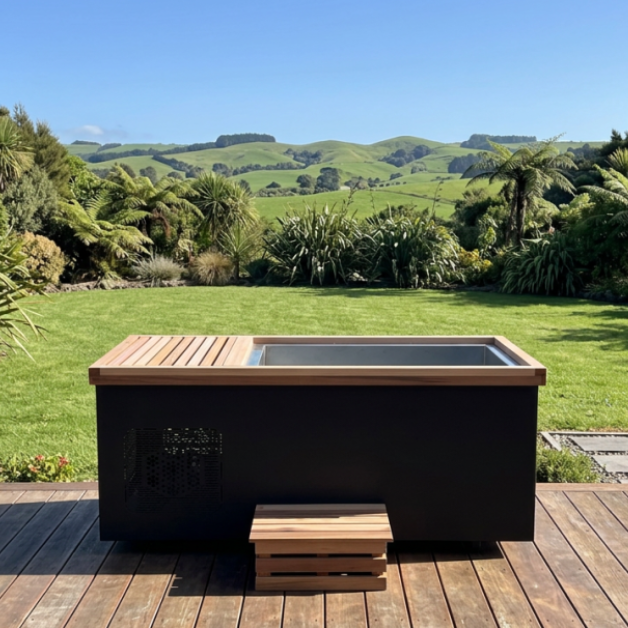 Sereno Revive Luxury Cedar Cold Plunge & Hot Bath