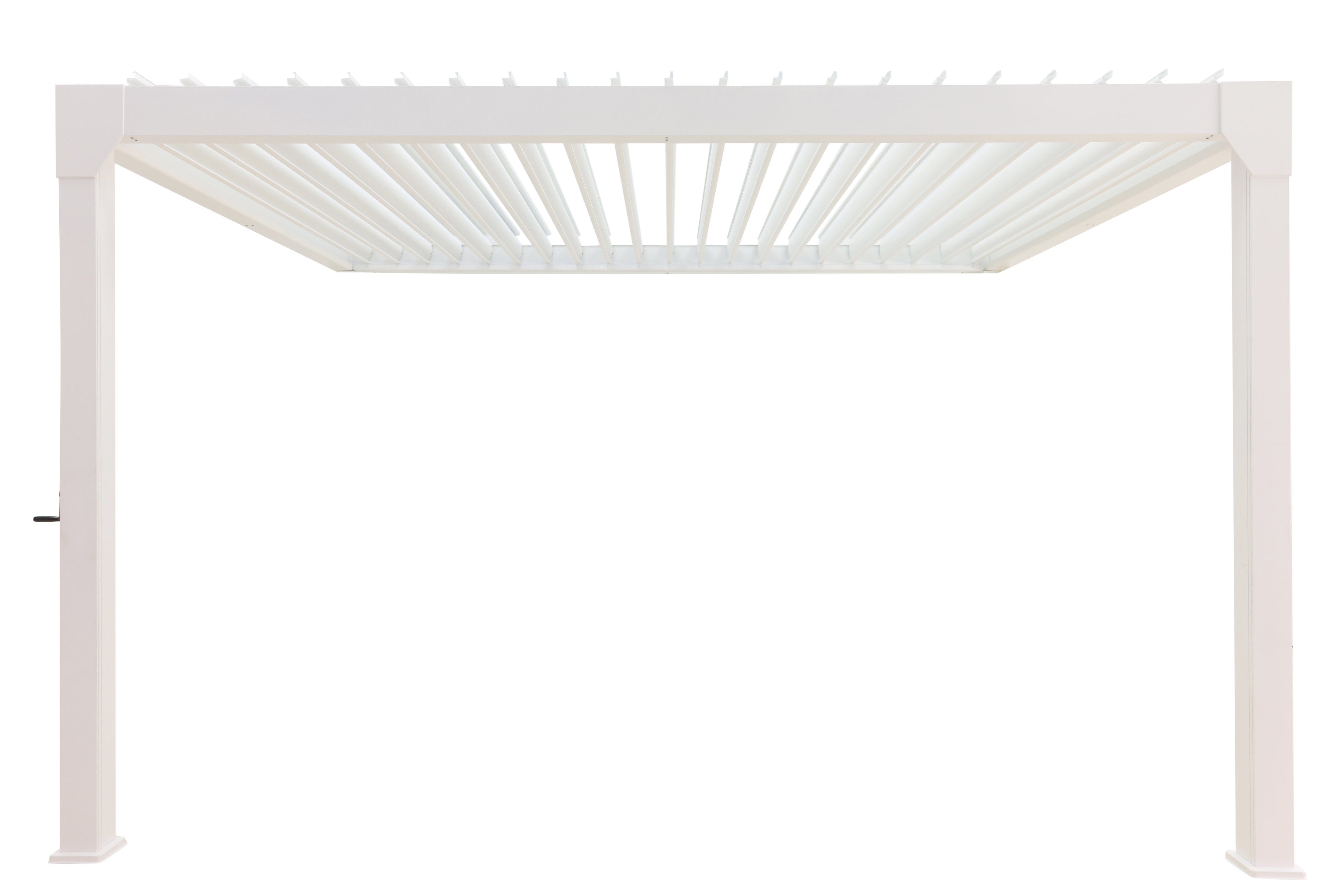 Sereno Wall Mounted Louvre Roof - 3m x 4m