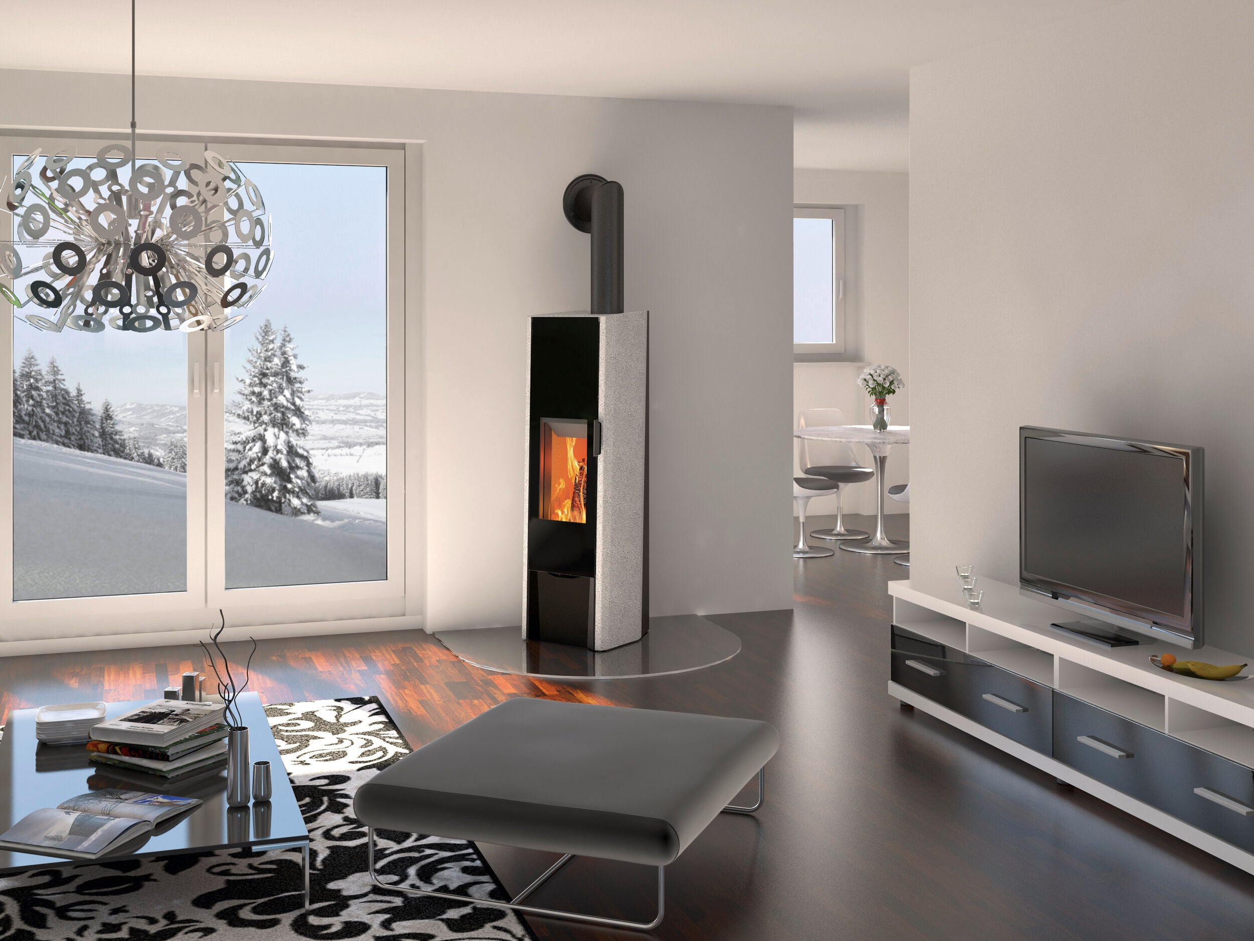 T-ART Ultra Low Emission Wood Burner