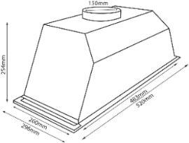 Parmco 520mm Intergrated Turbo Pak Plus