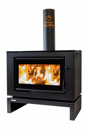 Firenzo Topaz Freestanding Wood Fire