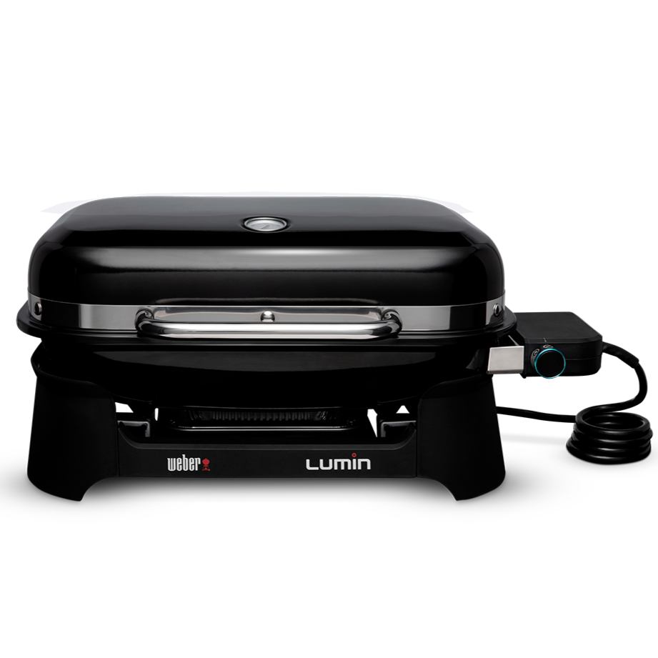 Weber Lumin Electric Barbecue compact grill for small outdoor spaces