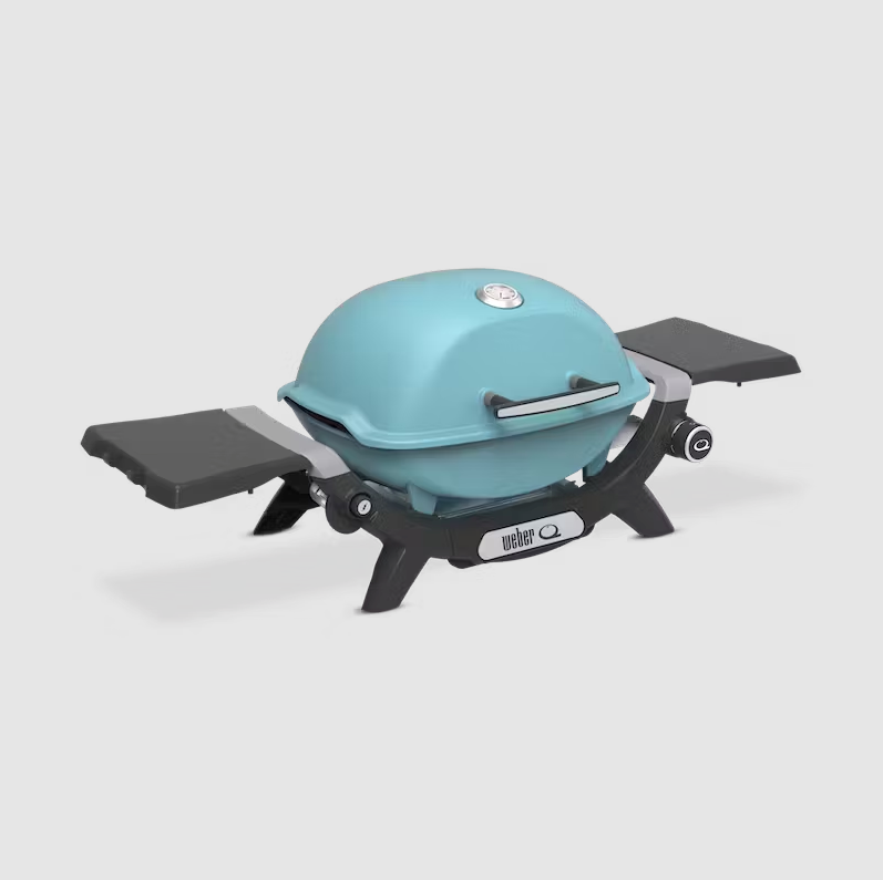 Weber Baby Q Premium Q1200N Sky Blue Turfrey .nz