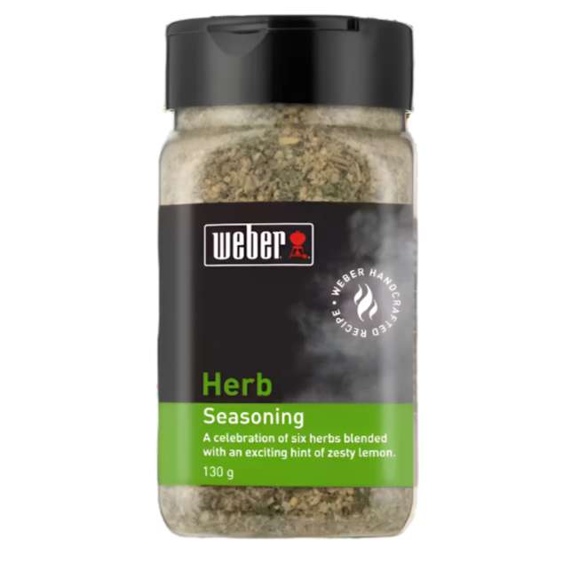 Weber Herb Seasoning jar with six herbs and lemon