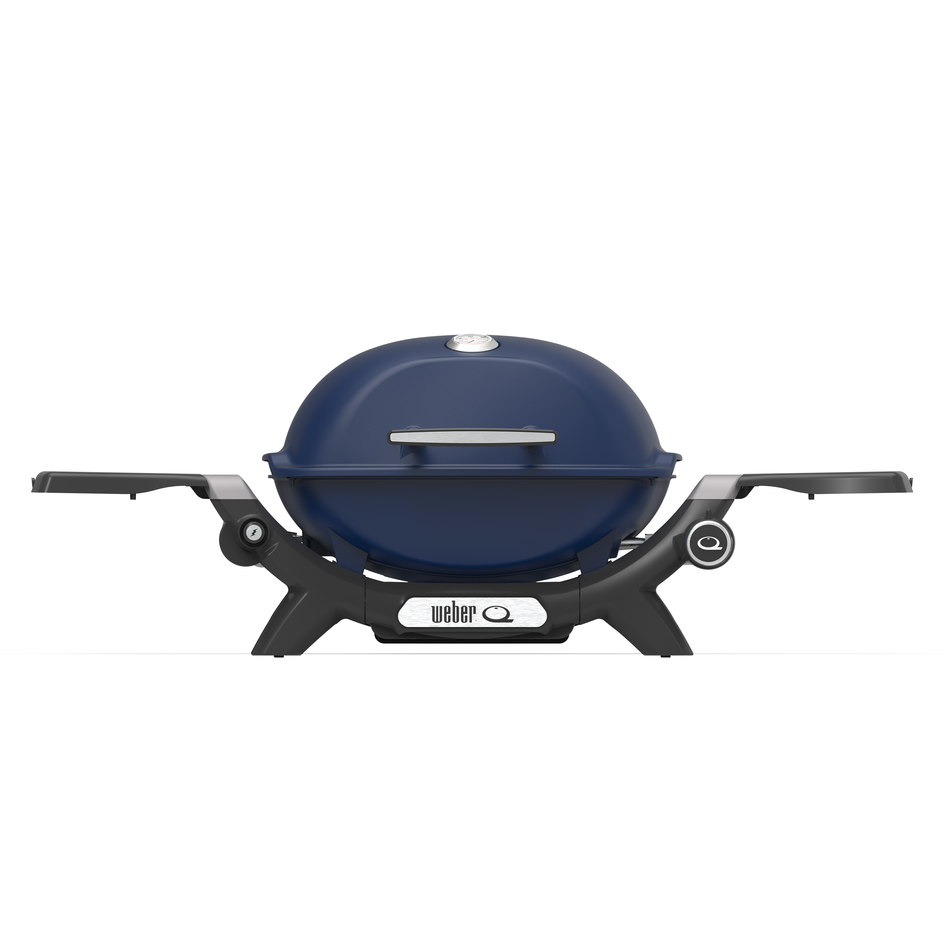 Weber Baby Q Premium Q1200N portable gas barbecue with side tables