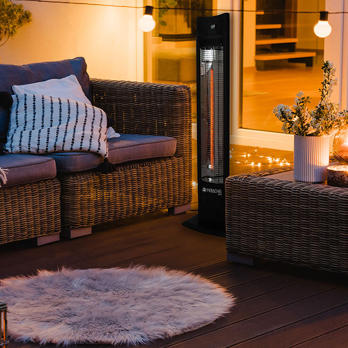 Herschel Malibu 2000w Medium Infrared Heater with Remote