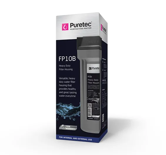 Puretec Filter Housing Kit - FP10B 10 inch, Grey, 3/4 conn