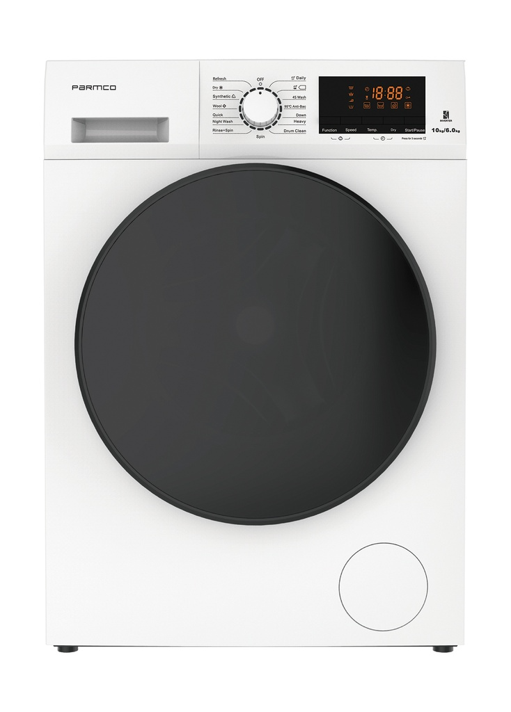 Parmco Wash Dryer 10/6kg White Frontload