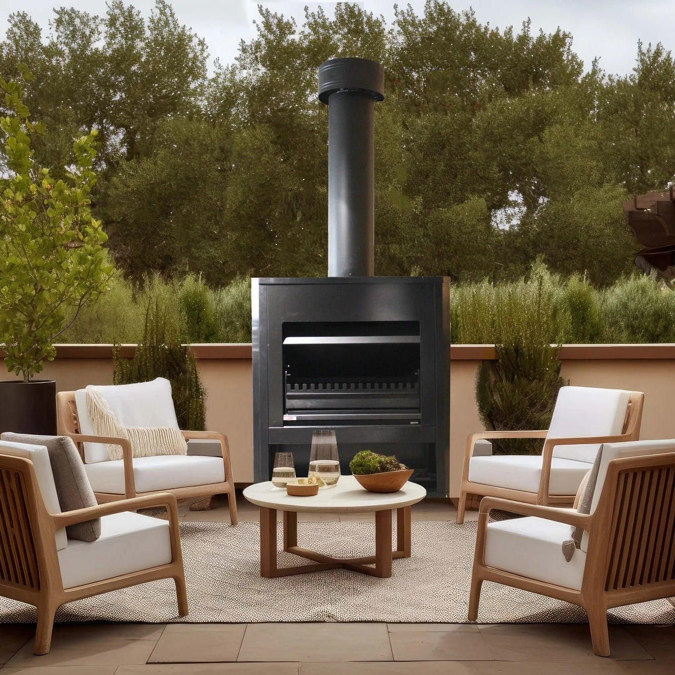 Jetmaster Alfresco 850 Freestanding Fire
