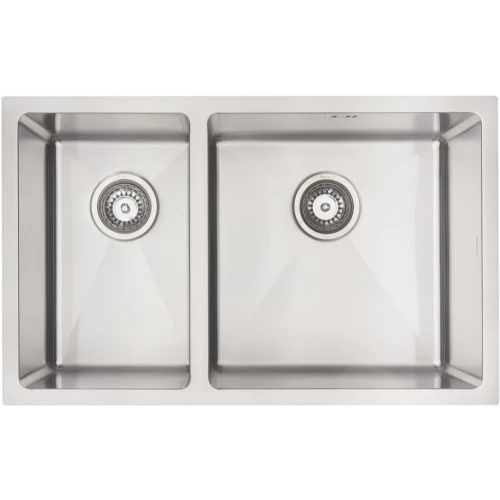 Mercer DV201-L Bristol 1 & 1/2 Double Bowl - Left Hand Sink