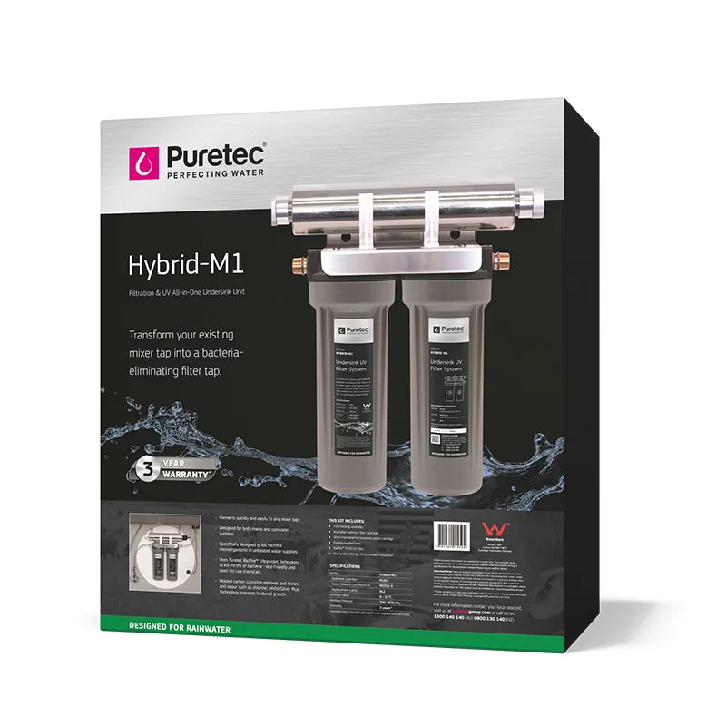 Puretec Hybrid-M1 Undersink Water Filter System and UV All in One