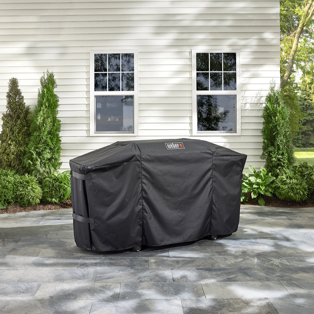 Weber Premium Griddle Cover on Slate 30 inch Griddle