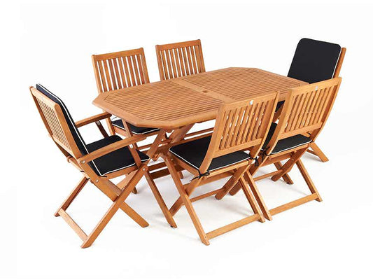 Amberley Outdoor Dining Set 6-Seater