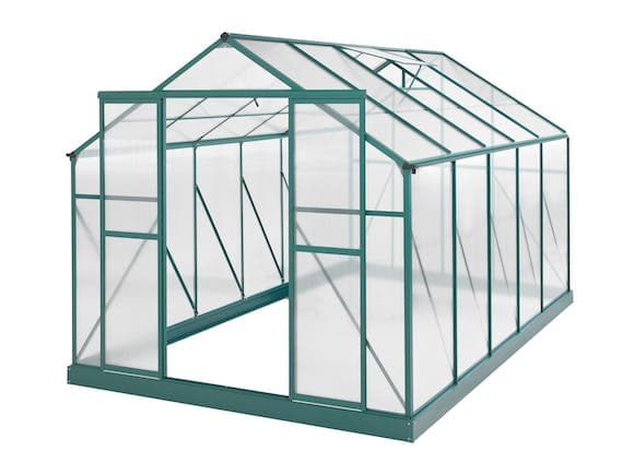 Evergreen Greenhouse 8ft x 10ft Green 6mm
