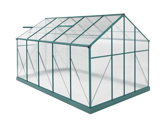 Evergreen Greenhouse 8ft x 12ft Green 6mm