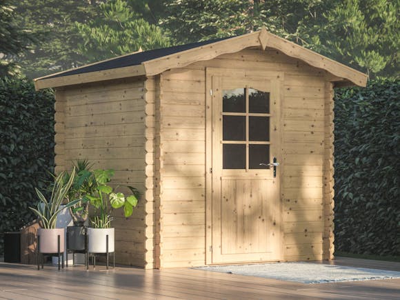Log Cabin Garden House Vivian 2.0m x 2.0m