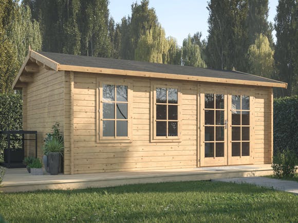 Log Cabin Garden House Iris 5.1m x 3.9m