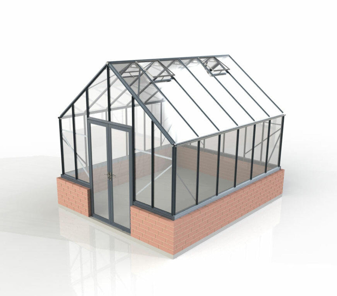 Winter Gardenz 10x12ft (3.2x3.8m) Elite Stonewall Glasshouse
