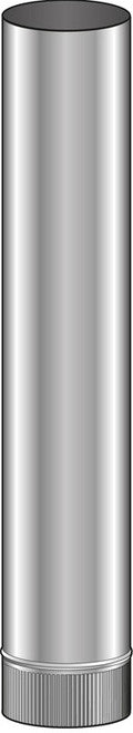 Stainless steel flue pipe 600mm length for NZ wood fires