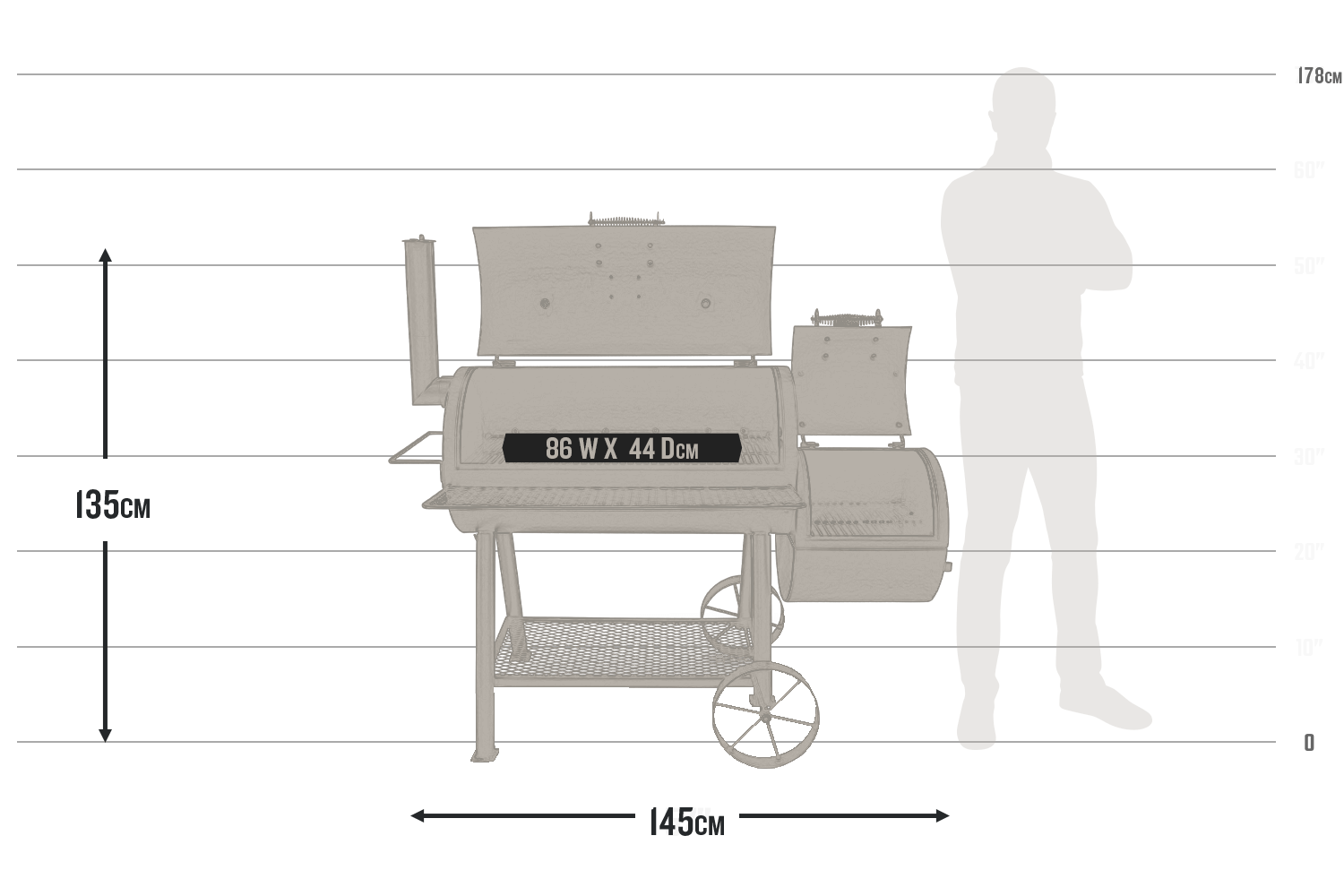 Oklahoma Joe's Highland Offset Smoker weber bbqs nz online bbq clearance dealer deals