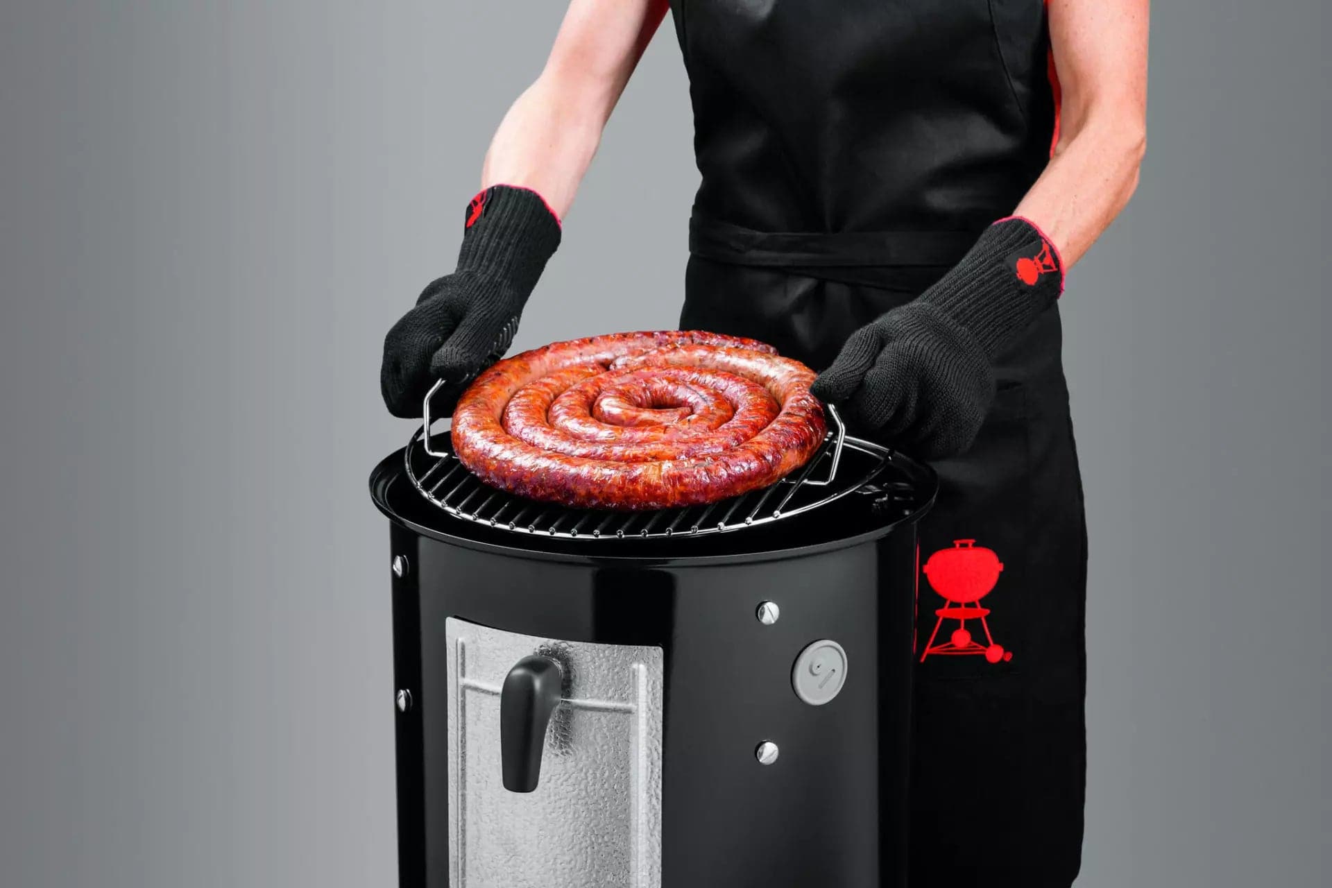 Weber 37cm smokey mountain cooker on sale
