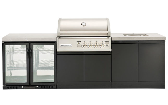 Crossray Built-In Bracket (side mounted) for 2 & 4 Burner BBQ's
