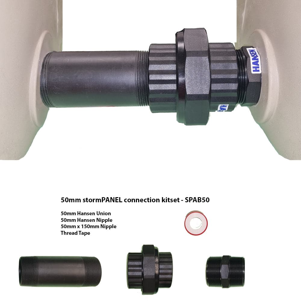50mm Storm Panel Connection Kit for water tanks nz