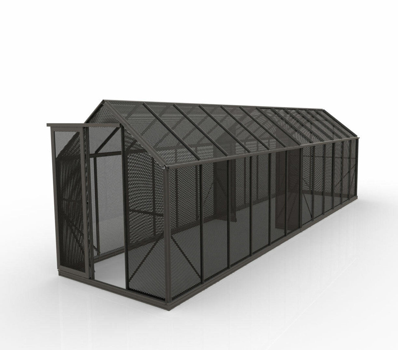 Winter Gardenz 6x24ft (2x7.7m) Shade House Aluminium Shade Mesh
