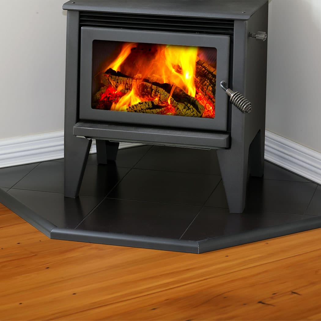 Metro 1150 Corner Floor Protector Alloy Hearth NZ