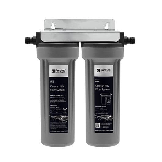 Caravan Filter Kit, twin housing, with PL051 and MC011-S cartridges online deals nz Puretec CR45 Caravan Water Filter System