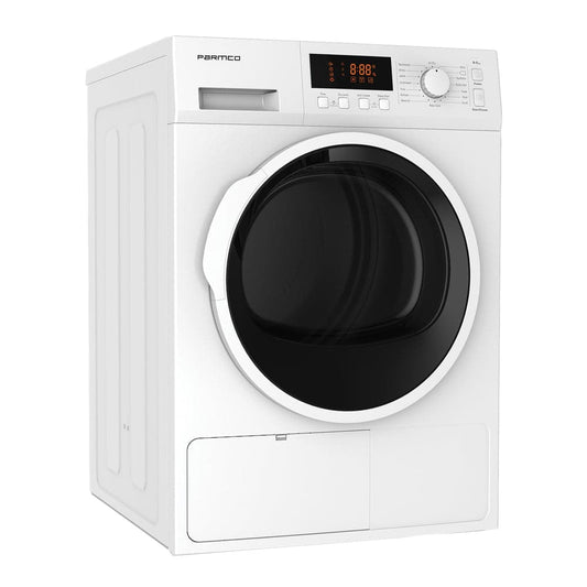 Parmco 8KG White Freestanding Dryer Heat Pump DR8WHP