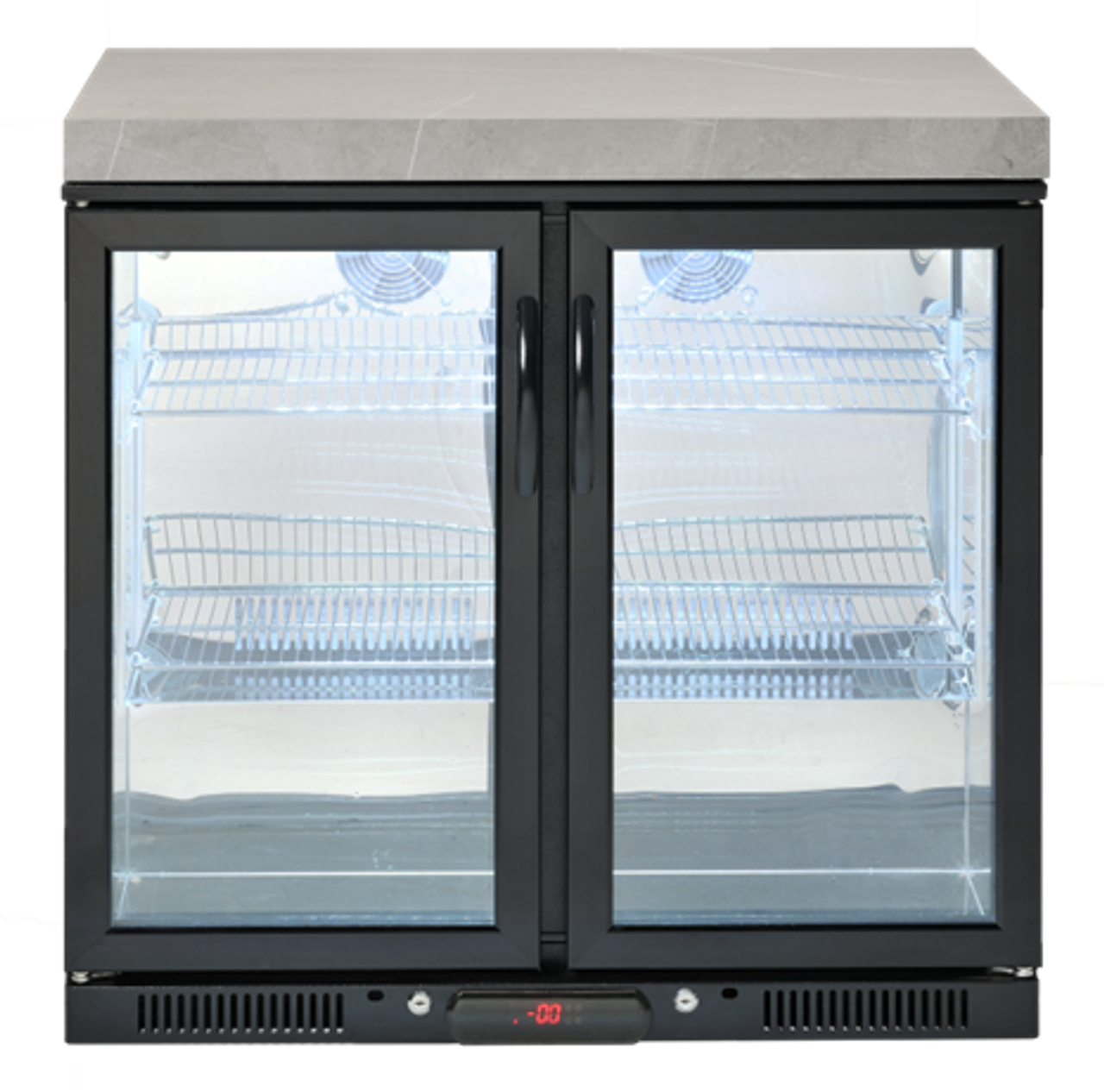 Crossray TC4K-09 Outdoor Kitchen with 4 Burner BBQ & Double Door Fridge