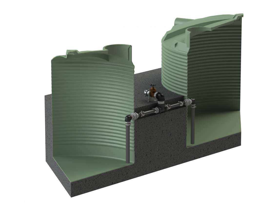 Promax Buried Dual Tank Fire Service Outlet Kit - 100mm