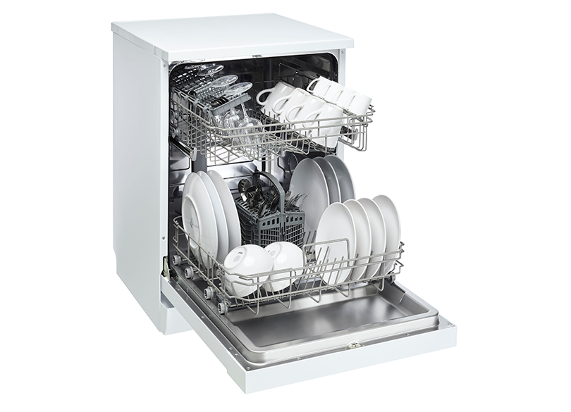 Euromaid Freestanding 60cm Dishwasher - White E14DWW Appliances Online Clearance Home and Living Appliance Deals NZ