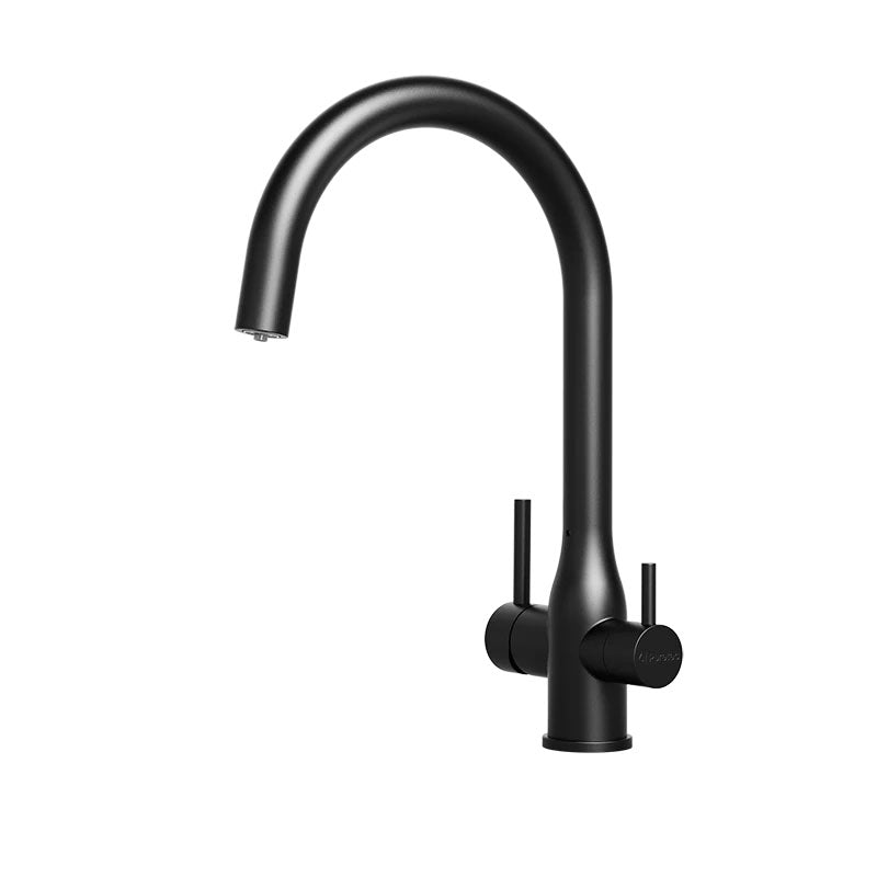 Puretec TRIPLA Elite 3in1 Gooseneck Mixer Tap Stainless Steel