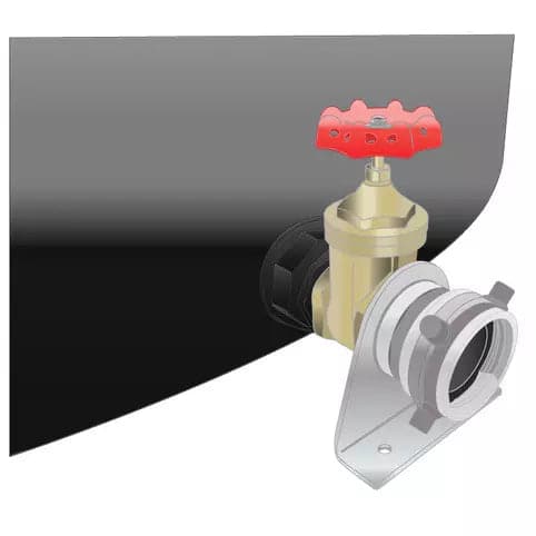 Devan 15,000 Ltr Fire Tank & Basic Fire Connection Kit Water tanks online NZ tank deals